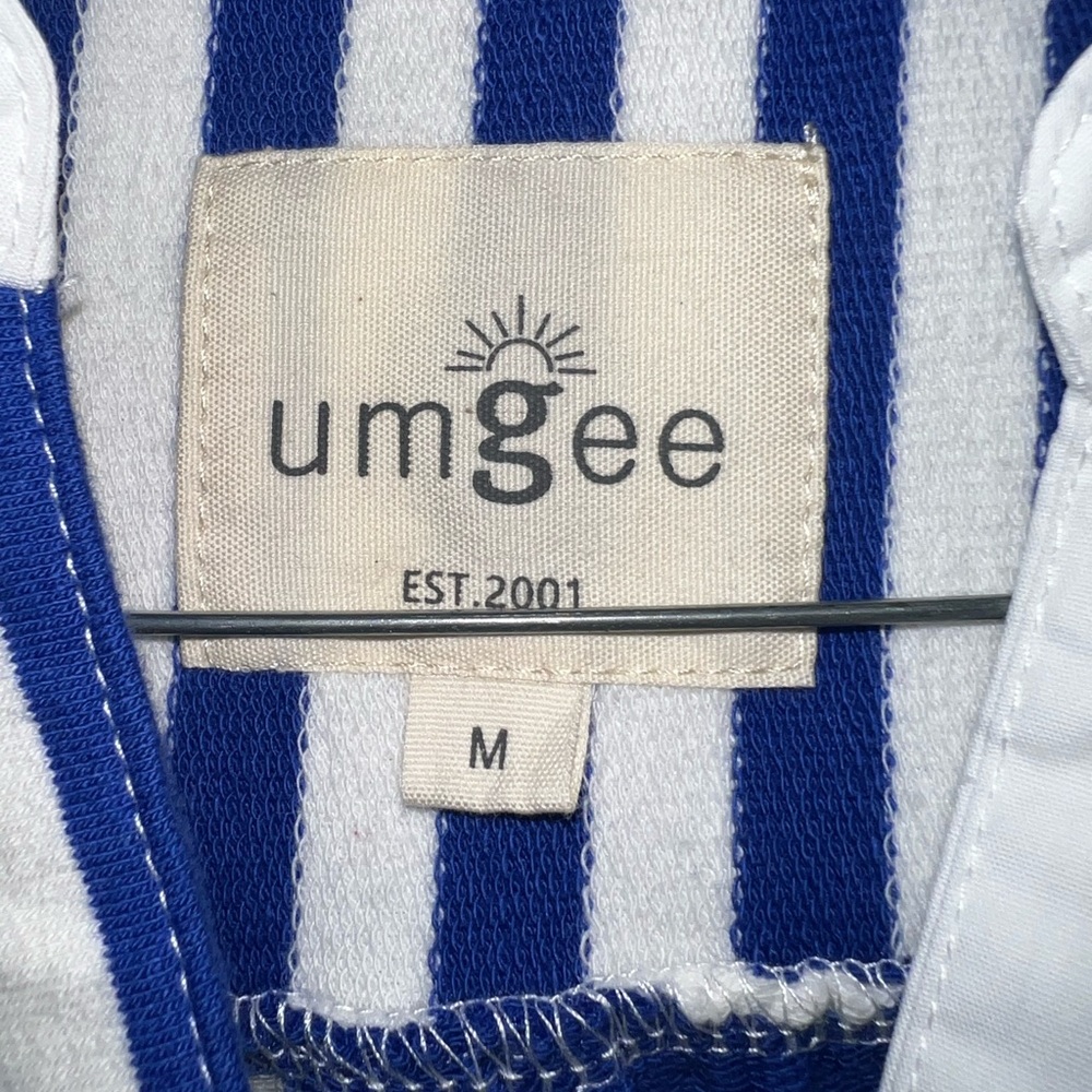 Umgee royal blue and white striped mini dress size medium - Picture 5 of 12